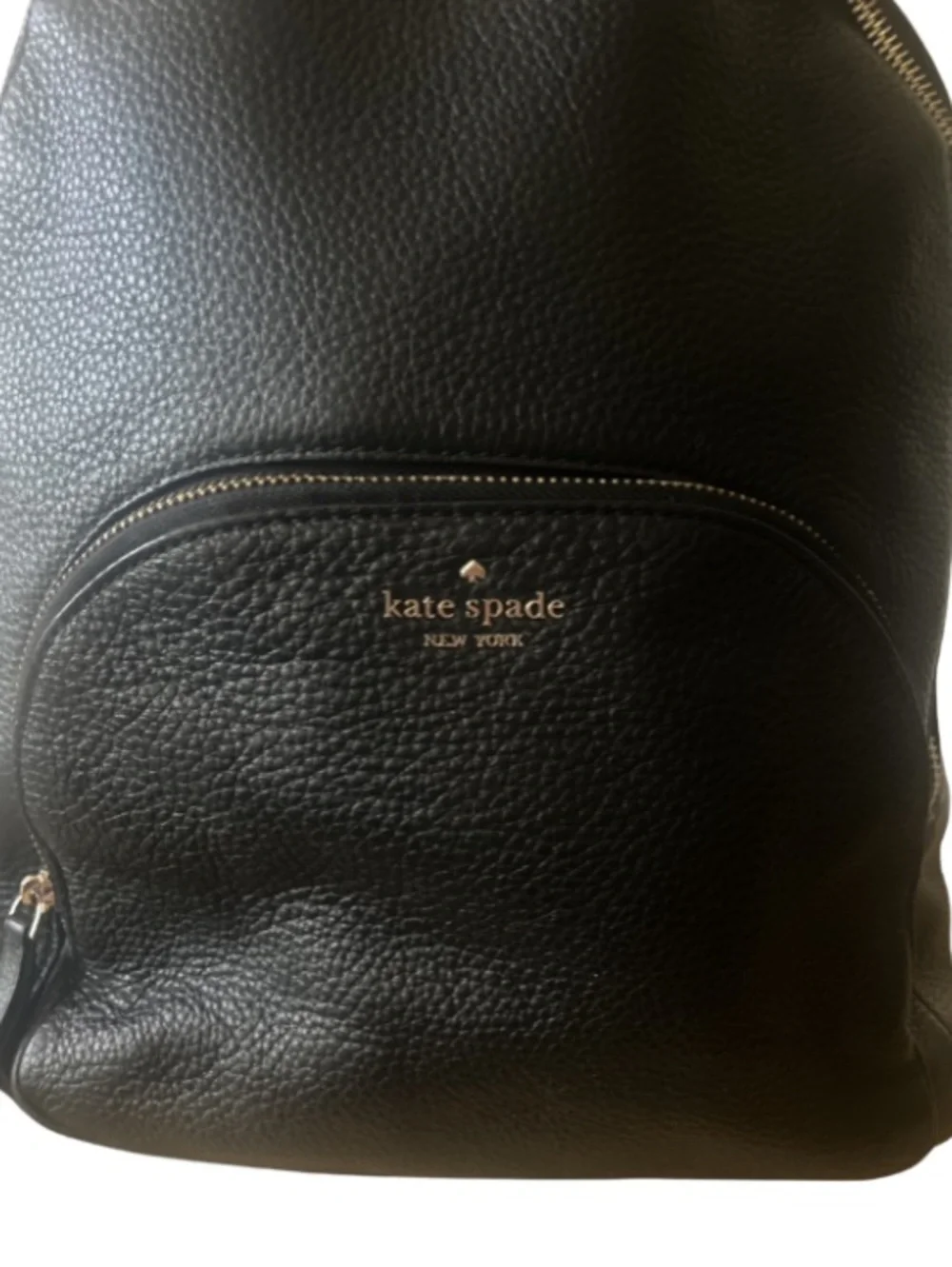 Kate Spade New York Jackson Large Pebbled Leather Backpack Black